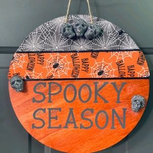 Spooky Season Door Sign